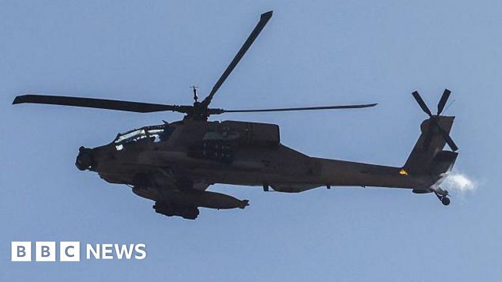 US and Iran exchange fire after American patrol helicopter downed in HormuzPresident Donald Trump earlier accused Iran of shooting down the US helicopter over the Strait of Hormuz and vowed to respond. 13 mins agoWorld US and Iran exchange fire after American patrol helicopter downed in HormuzPresident Donald Trump earlier accused Iran of shooting down the US helicopter over the Strait of Hormuz and vowed to respond. 13 mins agoWorld