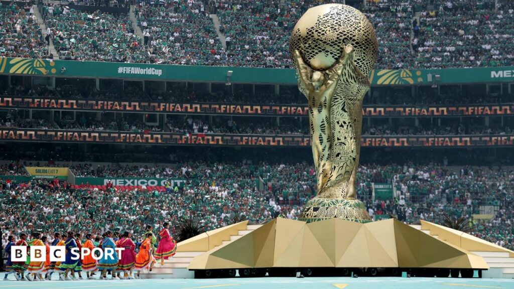 LIVEWait almost over as co-hosts Mexico kick World Cup off against South AfricaFollow live and listen on 5 Live as the 2026 Fifa World Cup gets under way as co-hosts Mexico face South Africa. LIVEWait almost over as co-hosts Mexico kick World Cup off against South AfricaFollow live and listen on 5 Live as the 2026 Fifa World Cup gets under way as co-hosts Mexico face South Africa.