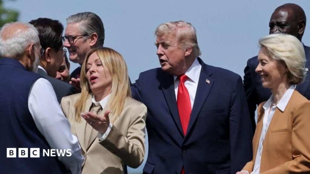 LIVETrump insists Iran deal will open Strait of Hormuz 'toll-free' as he meets world leadersSpeaking at a G7 summit in France, the US president also again criticised Israel over its actions in Lebanon. LIVETrump insists Iran deal will open Strait of Hormuz 'toll-free' as he meets world leadersSpeaking at a G7 summit in France, the US president also again criticised Israel over its actions in Lebanon.