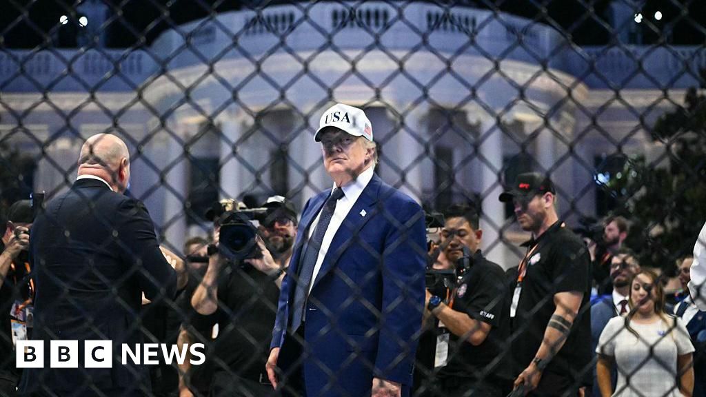 Group planned to attack White House UFC event using snipers and drones, FBI saysIn newly unsealed court filings, the government says the group allegedly expressed grievances about corruption, the Epstein files, and data centres.2 hrs agoUS & Canada Group planned to attack White House UFC event using snipers and drones, FBI saysIn newly unsealed court filings, the government says the group allegedly expressed grievances about corruption, the Epstein files, and data centres.2 hrs agoUS & Canada