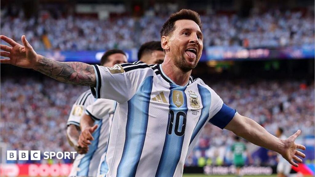 Extraordinary Messi makes more history in masterclass for the agesKylian Mbappe and Erling Haaland both enjoyed a fine start to the World Cup – but on a day packed with superstars, Lionel Messi still took top billing.1 hr agoWorld Cup Extraordinary Messi makes more history in masterclass for the agesKylian Mbappe and Erling Haaland both enjoyed a fine start to the World Cup - but on a day packed with superstars, Lionel Messi still took top billing.1 hr agoWorld Cup