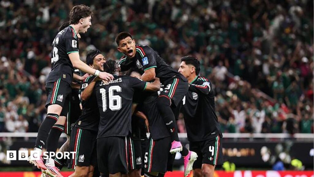 Mexico become first country to qualify for World Cup last 32Mexico continued their winning start to the World Cup to become the first country to qualify for the last 32. Mexico become first country to qualify for World Cup last 32Mexico continued their winning start to the World Cup to become the first country to qualify for the last 32.