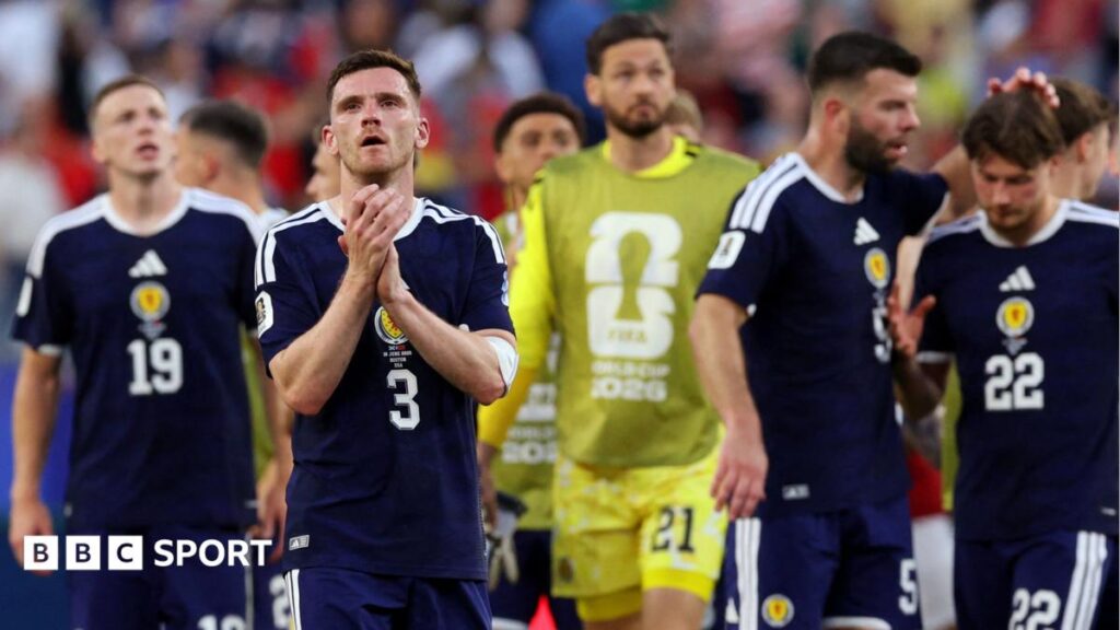 LIVERevived Scotland pushing for late leveller against MoroccoListen to BBC Radio 5 Live commentary and follow live text updates and join the conversation as Scotland take on Morocco in the Boston Stadium at the Fifa World Cup. LIVERevived Scotland pushing for late leveller against MoroccoListen to BBC Radio 5 Live commentary and follow live text updates and join the conversation as Scotland take on Morocco in the Boston Stadium at the Fifa World Cup.