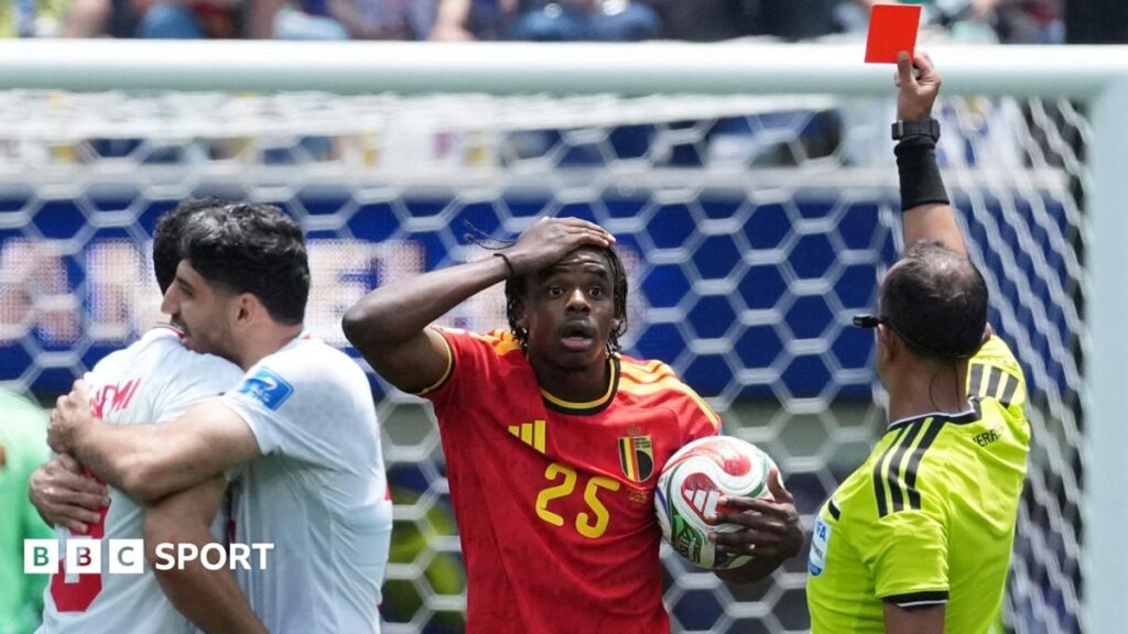 LIVEWinless Belgium growing frustrated against IranListen to BBC Radio 5 Live commentary and follow live text updates as Belgium take on Iran in Group G at the World Cup.