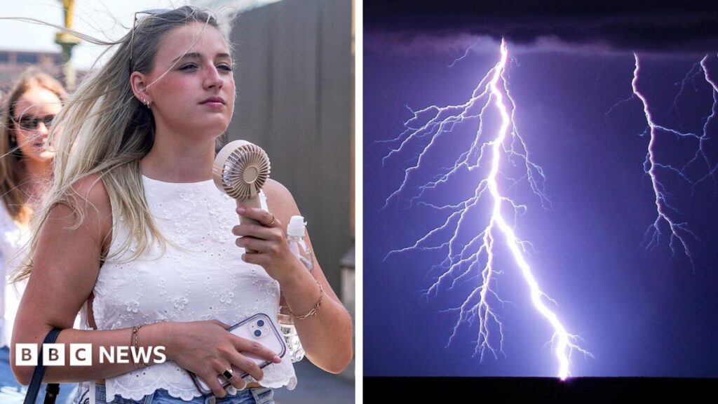 LIVEUK set for hottest June day on record as red heat alerts issued in France, Italy and SpainThe Met Office says high temperatures could lead to serious illness or danger to life, as well as risks to power and transport. LIVEUK set for hottest June day on record as red heat alerts issued in France, Italy and SpainThe Met Office says high temperatures could lead to serious illness or danger to life, as well as risks to power and transport.