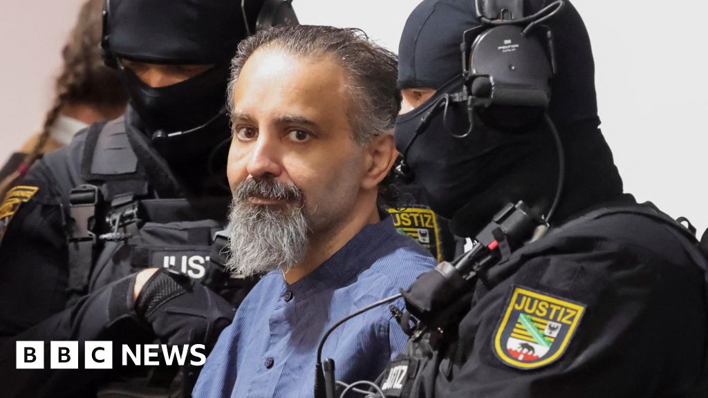 Christmas market attacker jailed for life for murdering six in GermanyA nine-year-old and five women were killed when Taleb Al-Abdulmohsen drove into the market in 2024.12 mins agoEurope Christmas market attacker jailed for life for murdering six in GermanyA nine-year-old and five women were killed when Taleb Al-Abdulmohsen drove into the market in 2024.12 mins agoEurope