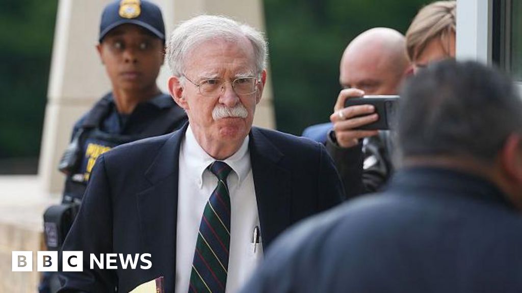 Ex-Trump adviser John Bolton pleads guilty to mishandling classified documents Trump's former national security adviser faces a prison sentence of up to five years and has agreed to pay $2.25m in fine, prosecutors say.24 mins agoUS & Canada Ex-Trump adviser John Bolton pleads guilty to mishandling classified documents Trump's former national security adviser faces a prison sentence of up to five years and has agreed to pay $2.25m in fine, prosecutors say.24 mins agoUS & Canada