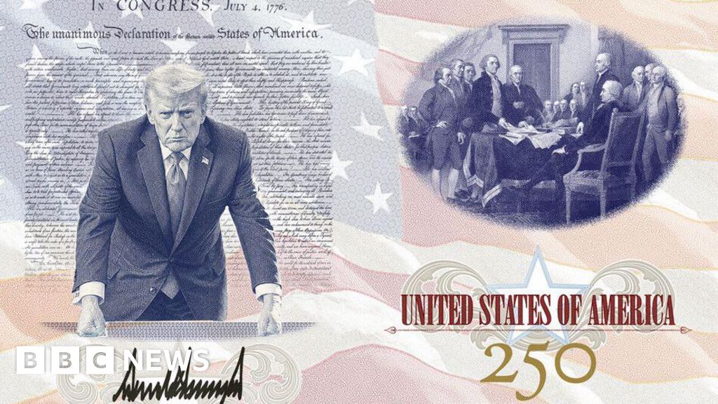 Trump's face is added to select US passports for America's 250th birthdayThe commemorative special edition passports will be available on 6 July, and can only be applied for in person4 hrs agoUS & Canada Trump's face is added to select US passports for America's 250th birthdayThe commemorative special edition passports will be available on 6 July, and can only be applied for in person4 hrs agoUS & Canada