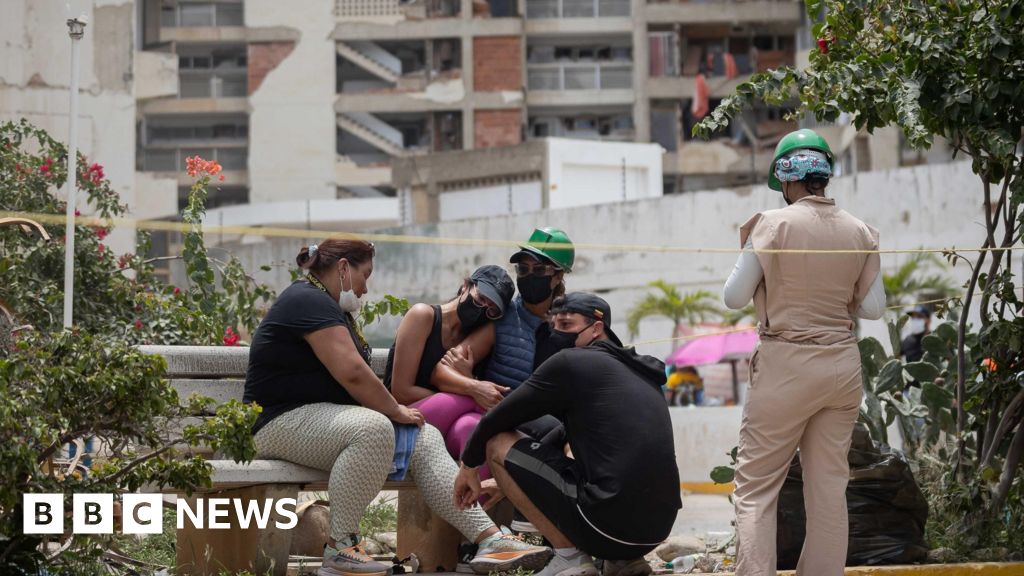 Anger directed at Venezuela's official response to earthquake recoveryResidents in quake-affected areas have expressed anger over the state's efforts to locate survivors and help victims, the BBC's Orla Guerin reports.41 mins agoLatin America Anger directed at Venezuela's official response to earthquake recoveryResidents in quake-affected areas have expressed anger over the state's efforts to locate survivors and help victims, the BBC's Orla Guerin reports.41 mins agoLatin America