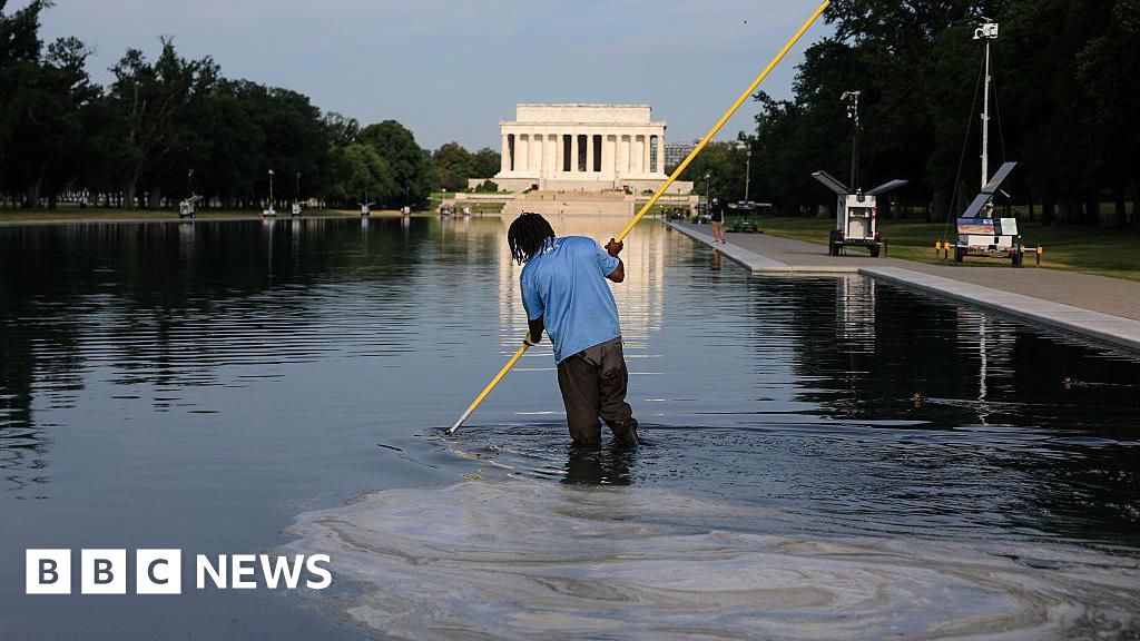 Former Olympian indicted for allegedly vandalising Washington Reflecting PoolUS authorities charged him with property destruction after renovations championed by President Donald Trump appeared to go awry. 1 hr agoUS & Canada Former Olympian indicted for allegedly vandalising Washington Reflecting PoolUS authorities charged him with property destruction after renovations championed by President Donald Trump appeared to go awry. 1 hr agoUS & Canada
