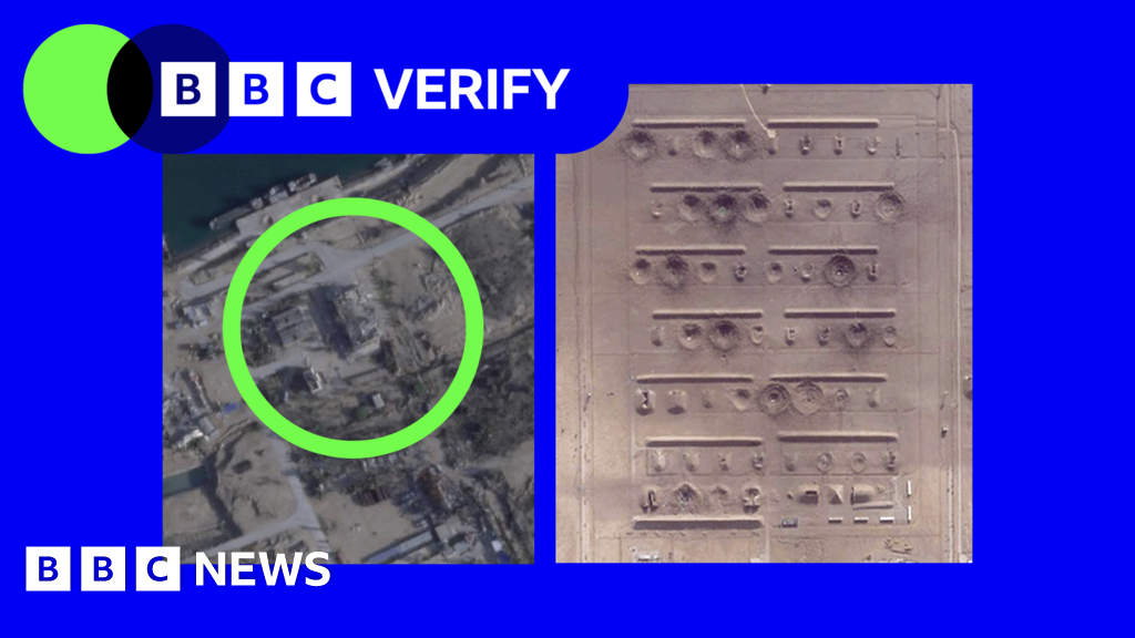 Iran nuclear and military damage revealed after restricted satellite images released Targets hit include ballistic missile infrastructure, nuclear sites, and naval bases.2 hrs agoBBC Verify Iran nuclear and military damage revealed after restricted satellite images released Targets hit include ballistic missile infrastructure, nuclear sites, and naval bases.2 hrs agoBBC Verify