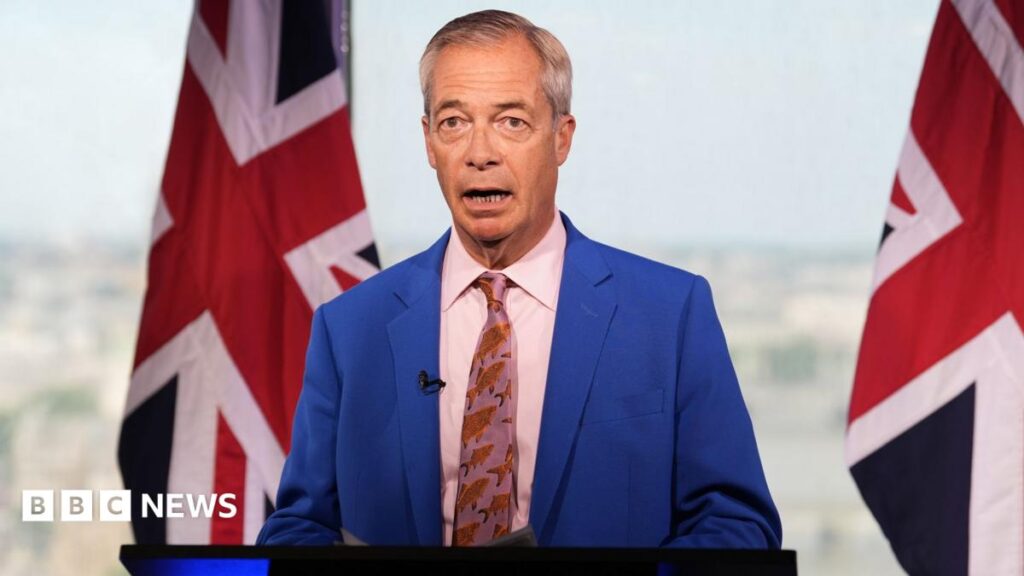LIVEFarage resigns as MP for Clacton, triggering by-election which he says he will stand inThe Reform UK leader's statement follows reports he failed to declare financial support from an ally. He has also faced questions over an unregistered £5m gift from a donor. LIVEFarage resigns as MP for Clacton, triggering by-election which he says he will stand inThe Reform UK leader's statement follows reports he failed to declare financial support from an ally. He has also faced questions over an unregistered £5m gift from a donor.