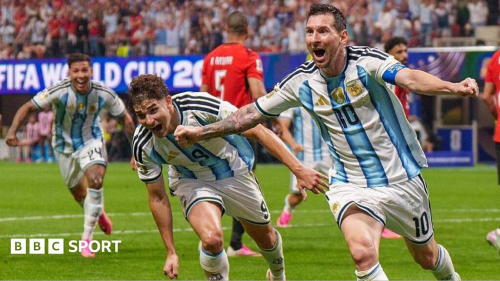 Are Argentina being treated favourably at World Cup?Egypt have alleged bias in favour of Argentina and favouritism towards their star player, Lionel Messi. Is this fair?7 hrs agoWorld Cup Are Argentina being treated favourably at World Cup?Egypt have alleged bias in favour of Argentina and favouritism towards their star player, Lionel Messi. Is this fair?7 hrs agoWorld Cup