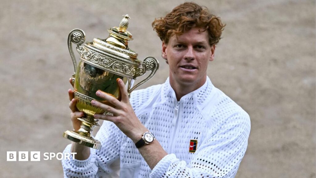From shock loss to Wimbledon title – resilient Sinner rises back to topFor a brief moment after his shock French Open loss, Jannik Sinner appeared vulnerable. He answered the critics by storming to a second Wimbledon title.5 hrs agoTennis From shock loss to Wimbledon title - resilient Sinner rises back to topFor a brief moment after his shock French Open loss, Jannik Sinner appeared vulnerable. He answered the critics by storming to a second Wimbledon title.5 hrs agoTennis