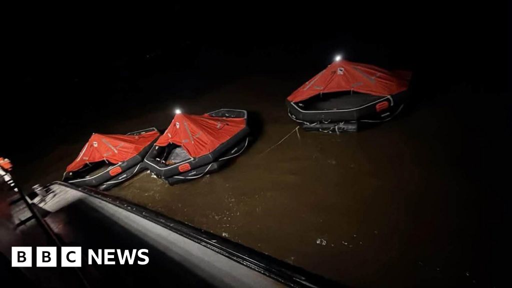 Ferry carrying 116 passengers sinks off Guyana coast, authorities sayThe vessel capsized between Georgetown and Port Kaituma, with 53 people so far rescued. 16 mins agoLatin America Ferry carrying 116 passengers sinks off Guyana coast, authorities sayThe vessel capsized between Georgetown and Port Kaituma, with 53 people so far rescued. 16 mins agoLatin America