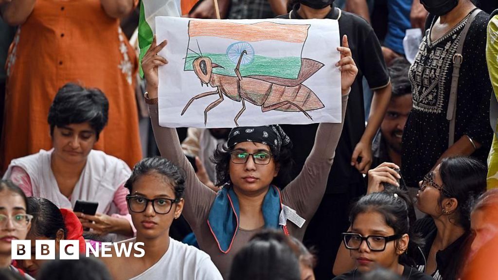 India's Modi government under growing pressure as 'cockroach' protests intensifyThe CJP got a boost on Tuesday when the opposition Congress party demonstrated outside the PM's house.2 hrs agoAsia India's Modi government under growing pressure as 'cockroach' protests intensifyThe CJP got a boost on Tuesday when the opposition Congress party demonstrated outside the PM's house.2 hrs agoAsia