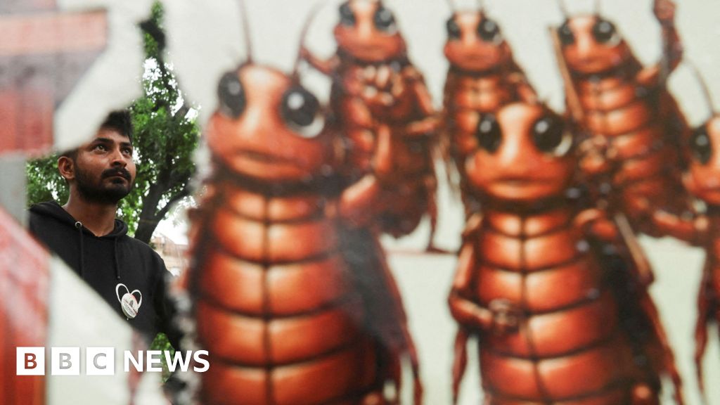 Indian police cracked down on 'cockroach' protesters. They went home and made memes about itFor 'cockroach' protesters, reels and memes became a way of documenting fear, making sense of violence and refusing to let it have the last word.3 hrs agoAsia Indian police cracked down on 'cockroach' protesters. They went home and made memes about itFor 'cockroach' protesters, reels and memes became a way of documenting fear, making sense of violence and refusing to let it have the last word.3 hrs agoAsia