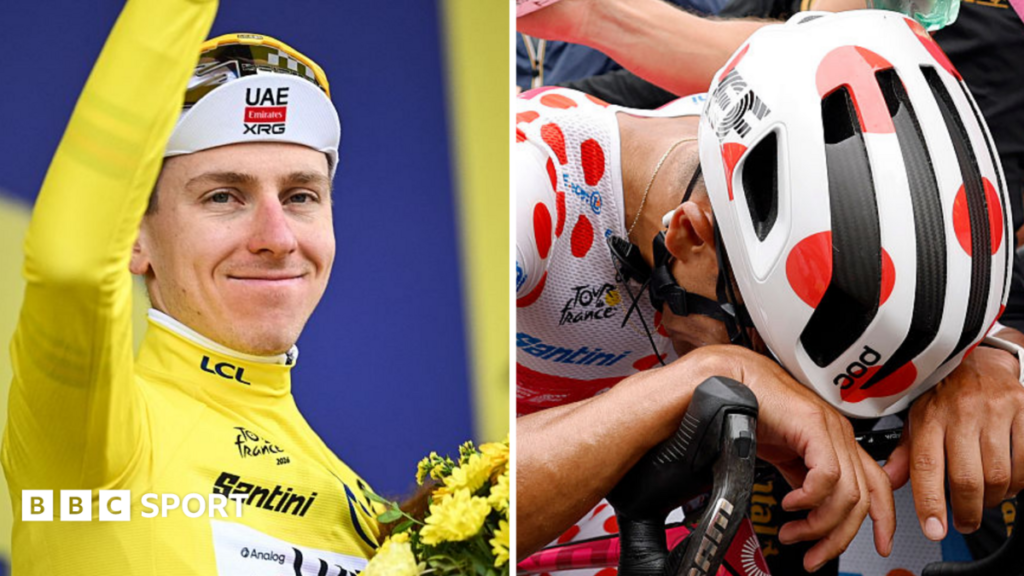 Pogacar set to equal Tour record as Carapaz wins stageTadej Pogacar is set to win a record-equalling fifth Tour de France after Ecuador's Richard Carapaz takes a dramatic stage 20 to Alpe d'Huez.3 hrs agoCycling Pogacar set to equal Tour record as Carapaz wins stageTadej Pogacar is set to win a record-equalling fifth Tour de France after Ecuador's Richard Carapaz takes a dramatic stage 20 to Alpe d'Huez.3 hrs agoCycling