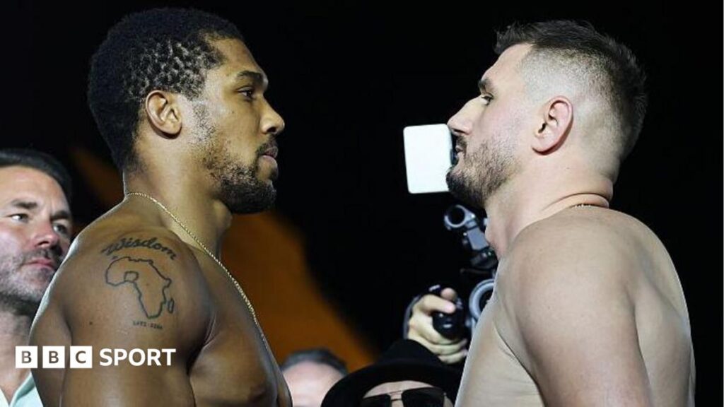'He'll go right through this guy' - Joshua v Prenga predictionsFigures from the boxing world give their predictions for Saturday's heavyweight fight between Anthony Joshua and Kristian Prenga.14 hrs agoBoxing