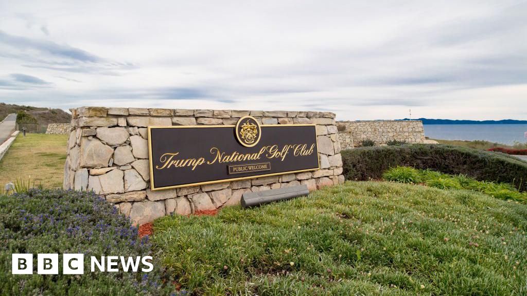 Armed man arrested near Trump's golf course ahead of president's visitThe arrest happened shortly before President Trump was due to host a fundraising dinner at the coastal golf course in California. 2 hrs agoUS & Canada Armed man arrested near Trump's golf course ahead of president's visitThe arrest happened shortly before President Trump was due to host a fundraising dinner at the coastal golf course in California. 2 hrs agoUS & Canada
