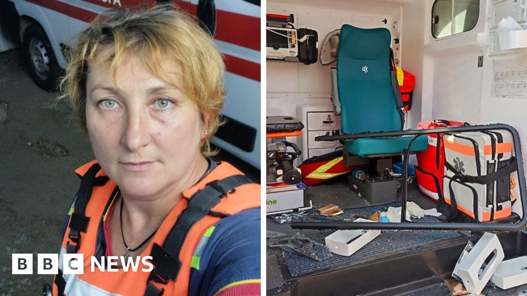 'I ran because I knew I would die': Russian drones target medics in UkraineUkrainian emergency workers warn of growing Russian attacks on hospitals and ambulances.2 hrs agoEurope 'I ran because I knew I would die': Russian drones target medics in UkraineUkrainian emergency workers warn of growing Russian attacks on hospitals and ambulances.2 hrs agoEurope