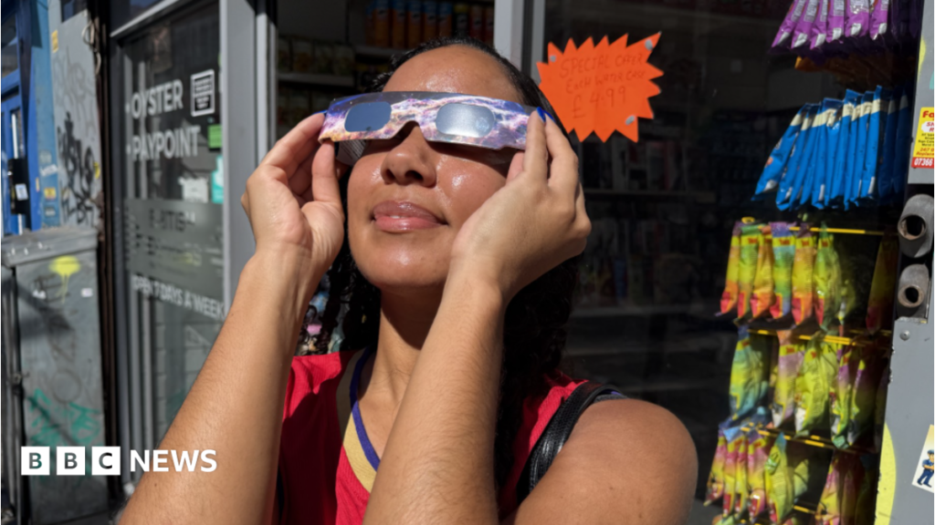 LIVEUK and Europe get ready for once-in-a-generation solar eclipseThe Moon will block out more than 90% of the Sun in the UK from around 18:00 BST, while parts of Iceland and Spain will witness a rare total eclipse. LIVEUK and Europe get ready for once-in-a-generation solar eclipseThe Moon will block out more than 90% of the Sun in the UK from around 18:00 BST, while parts of Iceland and Spain will witness a rare total eclipse.
