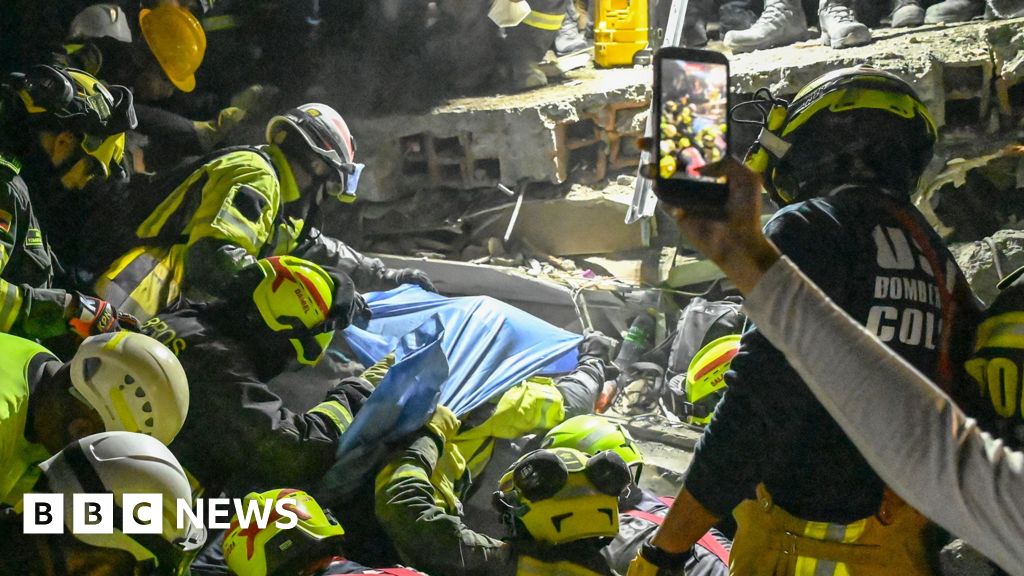 Woman pulled alive from rubble 36 hours after Colombia quakeFollowing a 10-hour rescue operation, emergency workers pulled the 32-year-old from beneath slabs of concrete. 1 hr agoLatin America Woman pulled alive from rubble 36 hours after Colombia quakeFollowing a 10-hour rescue operation, emergency workers pulled the 32-year-old from beneath slabs of concrete. 1 hr agoLatin America