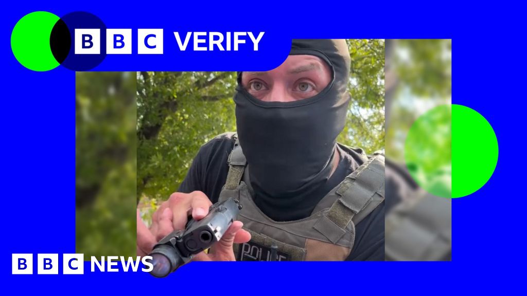 BBC Verify speaks to woman who filmed ICE agent pointing gun at herBBC Verify has examined footage shared by a Virginia woman in which an ICE agent points his gun at her.2 hrs agoUS & Canada BBC Verify speaks to woman who filmed ICE agent pointing gun at herBBC Verify has examined footage shared by a Virginia woman in which an ICE agent points his gun at her.2 hrs agoUS & Canada