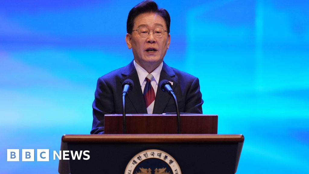 South Korea proposes talks to officially end war with NorthLee Jae Myung offers chance to end the conflict, which has been frozen since an armistice in 1953.2 hrs agoAsia South Korea proposes talks to officially end war with NorthLee Jae Myung offers chance to end the conflict, which has been frozen since an armistice in 1953.2 hrs agoAsia