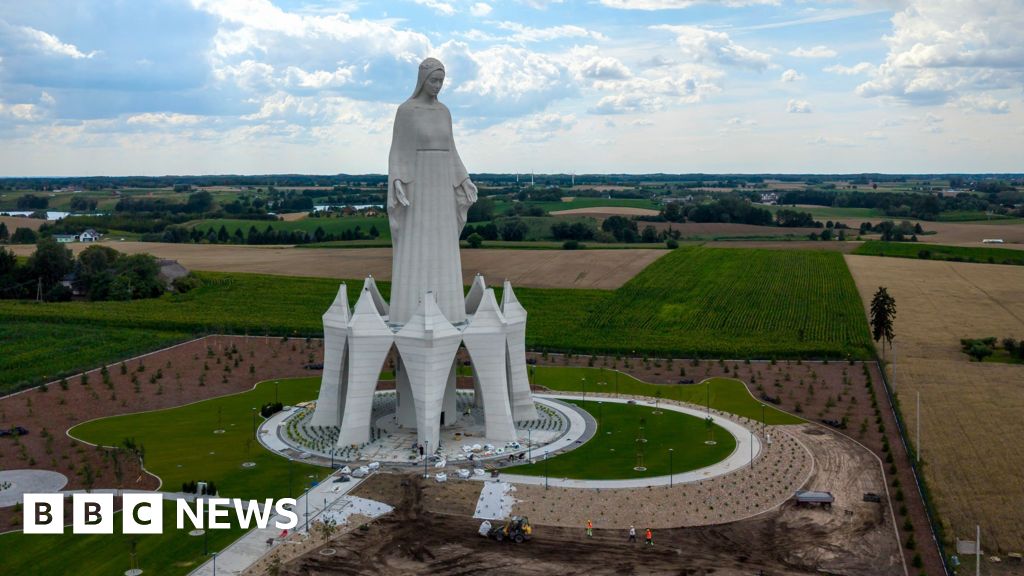 Europe's tallest Virgin Mary statue unveiled in rural PolandThe 55.6-metre (182ft) concrete figure is head-and-shoulders above Rio de Jaineiro's Christ the Redeemer.30 mins agoEurope Europe's tallest Virgin Mary statue unveiled in rural PolandThe 55.6-metre (182ft) concrete figure is head-and-shoulders above Rio de Jaineiro's Christ the Redeemer.30 mins agoEurope
