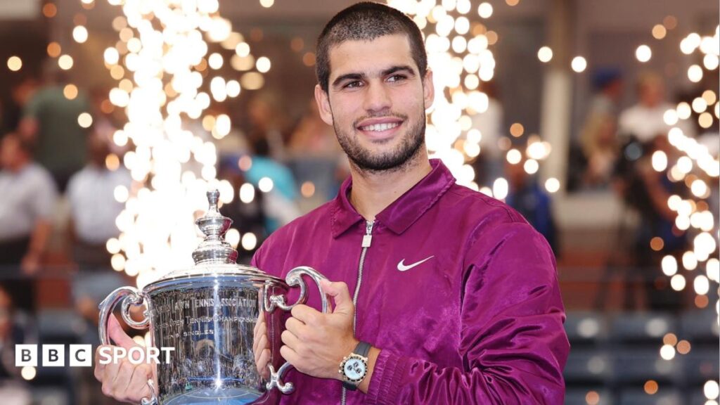 Alcaraz to play US Open after four months outDefending champion Carlos Alcaraz is set to make his return at the US Open after missing four months with a wrist injury.4 hrs agoTennis