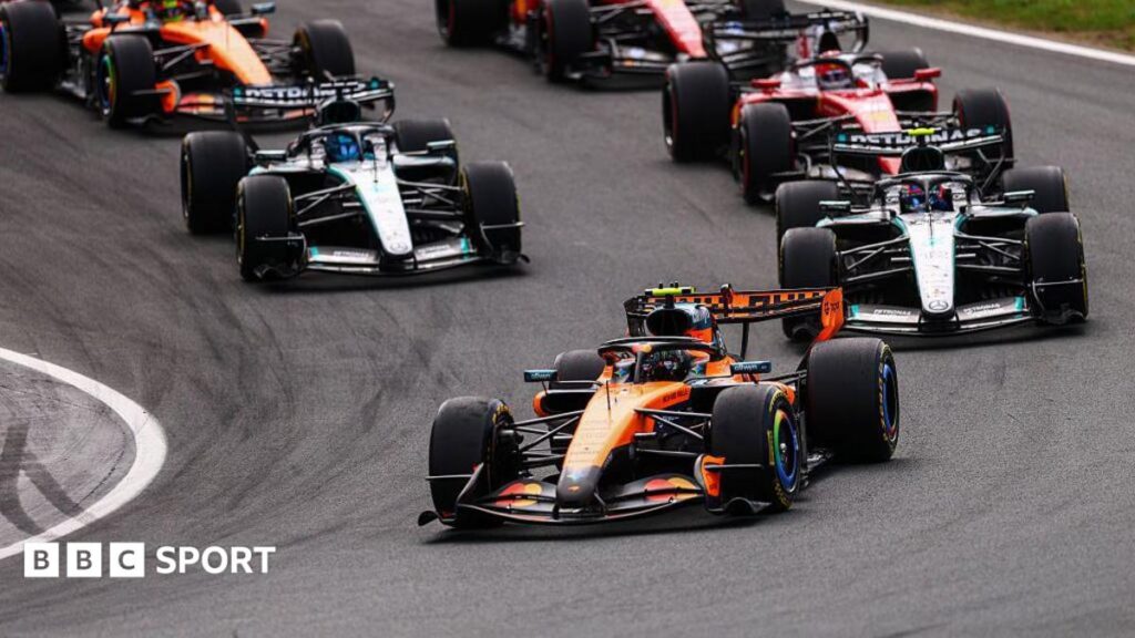 LIVEDutch Grand Prix: Norris starts on pole alongside Russell at ZandvoortFollow live text updates and listen to radio commentary of the Dutch Grand Prix at Zandvoort. LIVEDutch Grand Prix: Norris starts on pole alongside Russell at ZandvoortFollow live text updates and listen to radio commentary of the Dutch Grand Prix at Zandvoort.