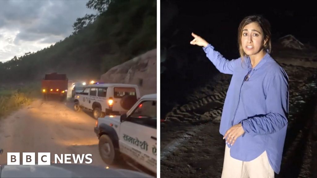 Watch: Blocked roads and devastation as BBC drives to site of Nepal floodsSouth Asia correspondent Azadeh Moshiri reports as she travels from Kathmandu to Trishuli, passing ambulances and hearses on the way.35 mins agoAsia Watch: Blocked roads and devastation as BBC drives to site of Nepal floodsSouth Asia correspondent Azadeh Moshiri reports as she travels from Kathmandu to Trishuli, passing ambulances and hearses on the way.35 mins agoAsia