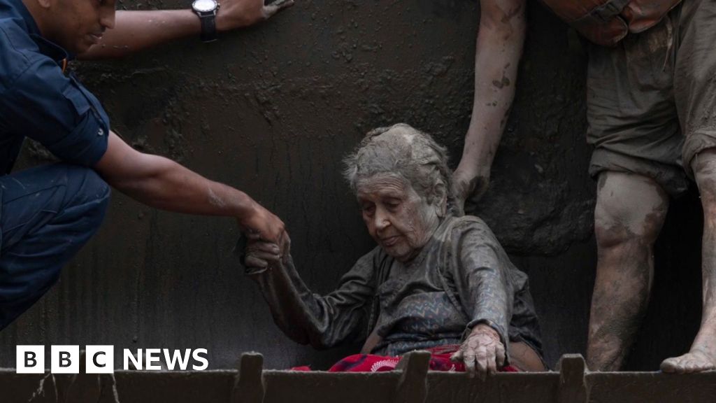 97-year-old woman rescued after Nepali floods looked like 'a warrior'A 97-year-old woman, Guna Maya Bohara, survived the flash floods and was rescued using an excavator. 3 hrs agoAsia 97-year-old woman rescued after Nepali floods looked like 'a warrior'A 97-year-old woman, Guna Maya Bohara, survived the flash floods and was rescued using an excavator. 3 hrs agoAsia