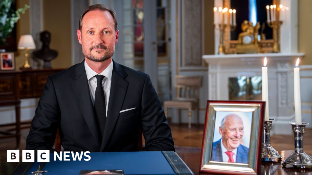 Norway's new king remembers 'my dear father' in first speechHaakon VIII pays emotional tribute to his late father, Harald V, before outlining how he wishes to reign.18 mins agoEurope Norway's new king remembers 'my dear father' in first speechHaakon VIII pays emotional tribute to his late father, Harald V, before outlining how he wishes to reign.18 mins agoEurope