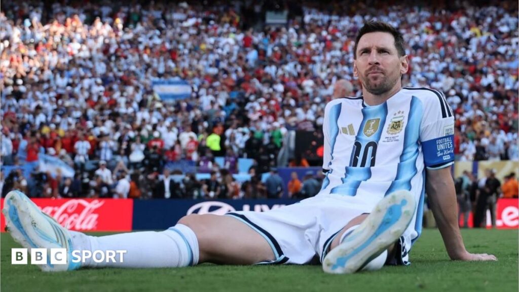 Messi retires from Argentina duty with 'nothing left to give'Argentina great Lionel Messi announces his retirement from international football, saying it was a decision that "hurt" but he understands "the time has come".6 hrs agoArgentina Messi retires from Argentina duty with 'nothing left to give'Argentina great Lionel Messi announces his retirement from international football, saying it was a decision that "hurt" but he understands "the time has come".6 hrs agoArgentina