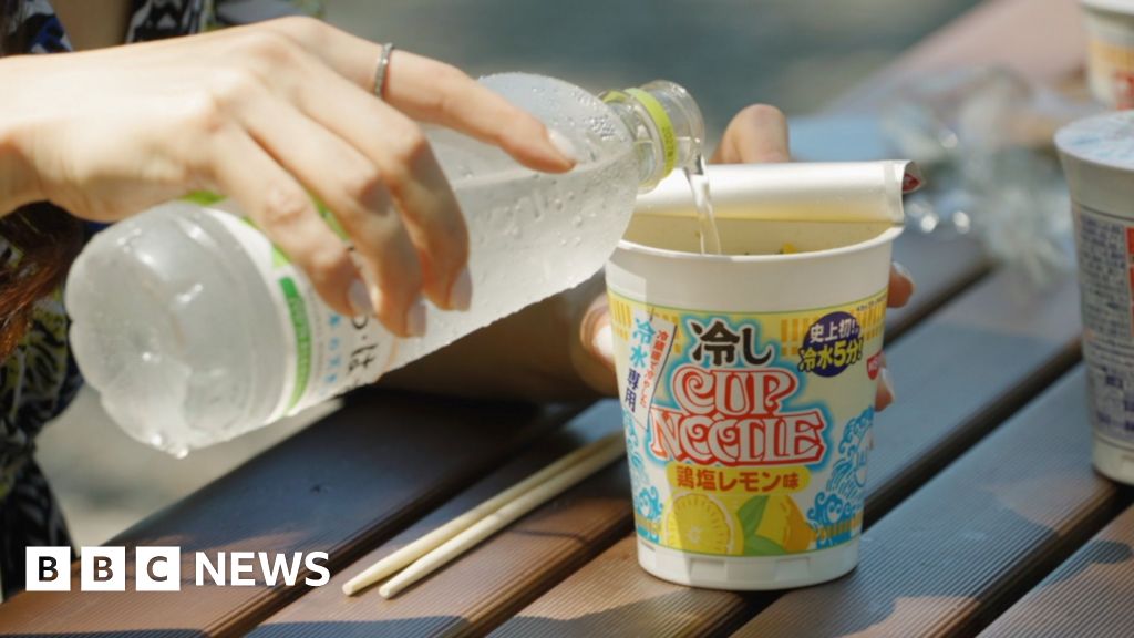 Cup noodles made with cold water? BBC tries Japan's viral snackThe BBC's Tokyo correspondent Kurumi Mori tries Japan's latest food trend, instant noodles made using cold water.4 hrs agoAsia Cup noodles made with cold water? BBC tries Japan's viral snackThe BBC's Tokyo correspondent Kurumi Mori tries Japan's latest food trend, instant noodles made using cold water.4 hrs agoAsia