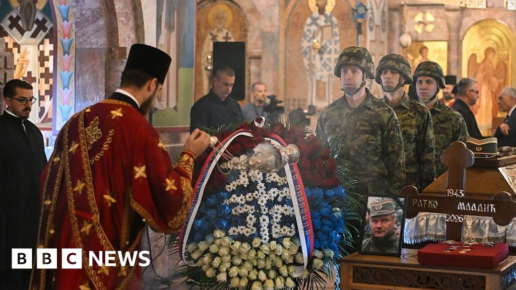 Thousands turn out in Serbia for funeral of 'Butcher of Bosnia' Ratko MladićMladić was jailed for genocide during the 1990s Bosnian war and the EU warned Serbia not to glorify the convicted war criminal.36 mins agoEurope Thousands turn out in Serbia for funeral of 'Butcher of Bosnia' Ratko MladićMladić was jailed for genocide during the 1990s Bosnian war and the EU warned Serbia not to glorify the convicted war criminal.36 mins agoEurope