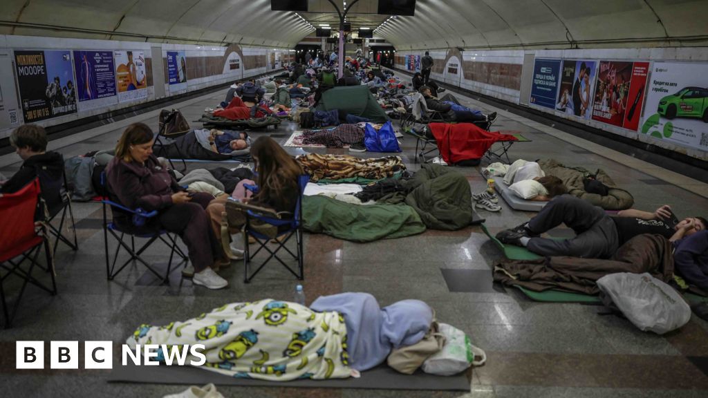 At least two people dead after Russian strikes on KyivAir raid alerts and sounds of explosions rang out in Ukraine's capital as Russian forces launched drone strikes early on Tuesday.4 hrs ago At least two people dead after Russian strikes on KyivAir raid alerts and sounds of explosions rang out in Ukraine's capital as Russian forces launched drone strikes early on Tuesday.4 hrs ago