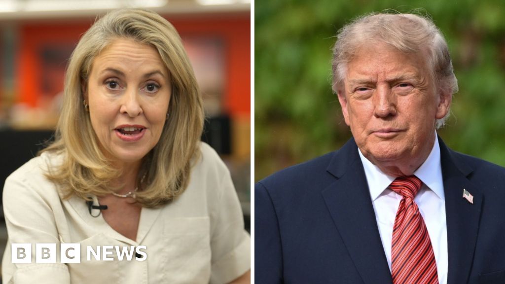 Why is Donald Trump so opposed to regulating AI?The BBC's North America editor Sarah Smith looks at why the US president is contradicting AI leaders, who are calling for the technology's development to be slowed down.2 hrs agoUS & Canada Why is Donald Trump so opposed to regulating AI?The BBC's North America editor Sarah Smith looks at why the US president is contradicting AI leaders, who are calling for the technology's development to be slowed down.2 hrs agoUS & Canada