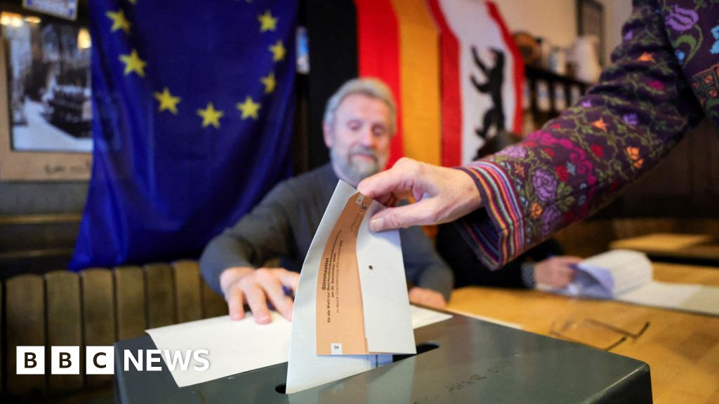 German elections under way which could decide fate of Chancellor MerzThe chancellor is facing intense political pressure which will increase if his party struggles in Sunday's polls.3 hrs agoEurope German elections under way which could decide fate of Chancellor MerzThe chancellor is facing intense political pressure which will increase if his party struggles in Sunday's polls.3 hrs agoEurope