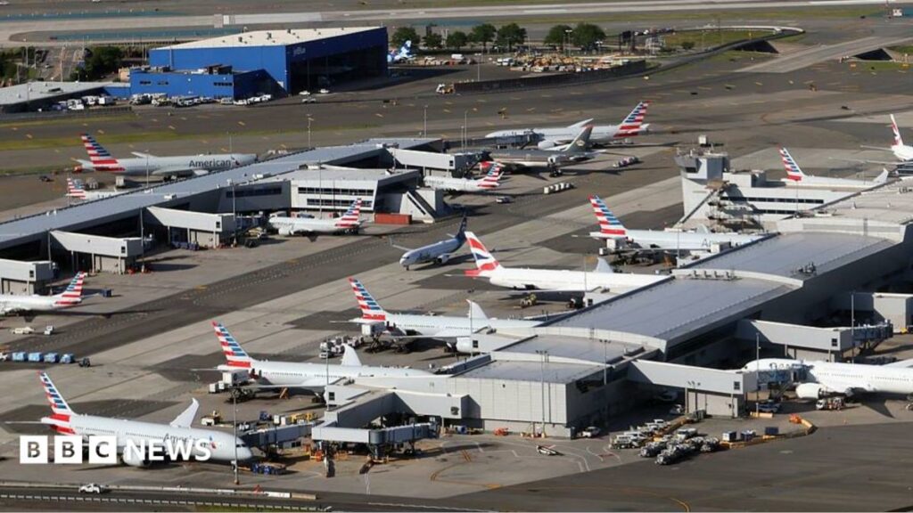 LIVEFlights delayed at major US airports after cable cut by construction workersA US aviation official says the damage was caused in New Jersey, prompting delays in New York City, Boston and Philadelphia.