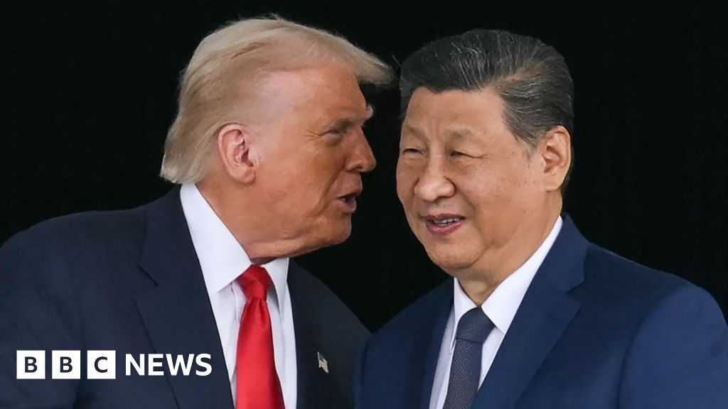 Watch: Trump and Xi are meeting on US soil – what's at stake?The BBC’s China correspondent and US editor explain everything you need to know ahead of the Trump-Xi meeting in Washington DC.2 hrs agoWorld Watch: Trump and Xi are meeting on US soil - what's at stake?The BBC’s China correspondent and US editor explain everything you need to know ahead of the Trump-Xi meeting in Washington DC.2 hrs agoWorld