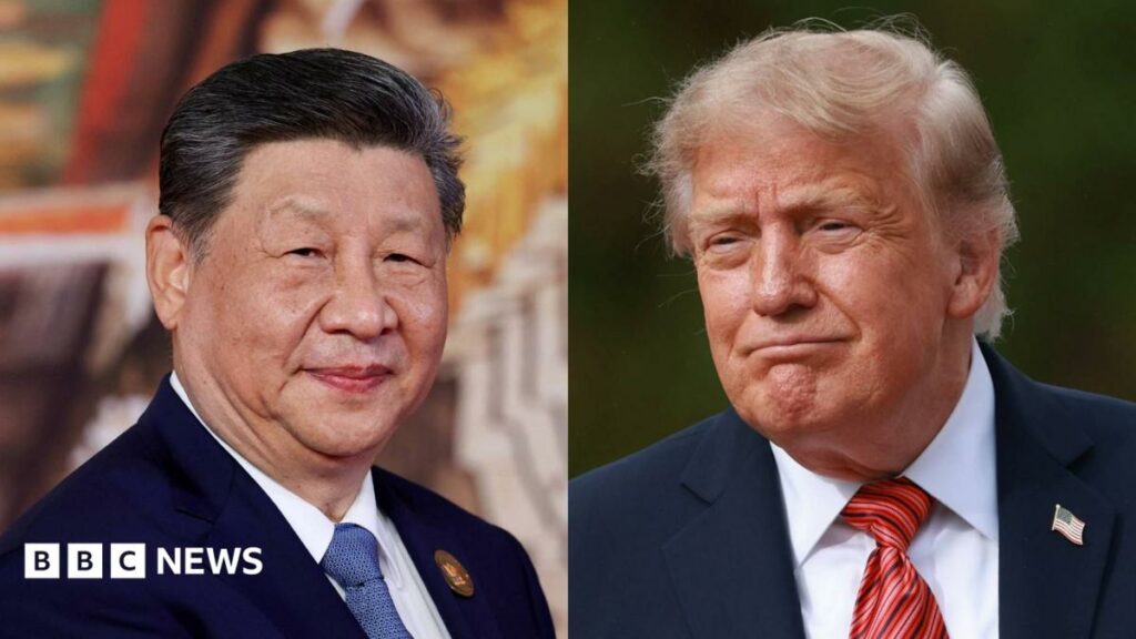 LIVETrump to greet Xi in rare airport welcome at start of three-day US visitIt's the Chinese leader's first state visit to Washington since 2015, and comes as a trade agreement is set to expire in November. LIVETrump to greet Xi in rare airport welcome at start of three-day US visitIt's the Chinese leader's first state visit to Washington since 2015, and comes as a trade agreement is set to expire in November.
