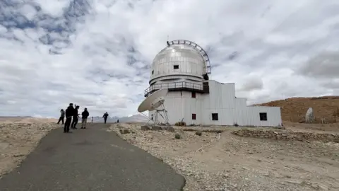 BBC Marathi View from outside the Indian Astronomical Observatory
