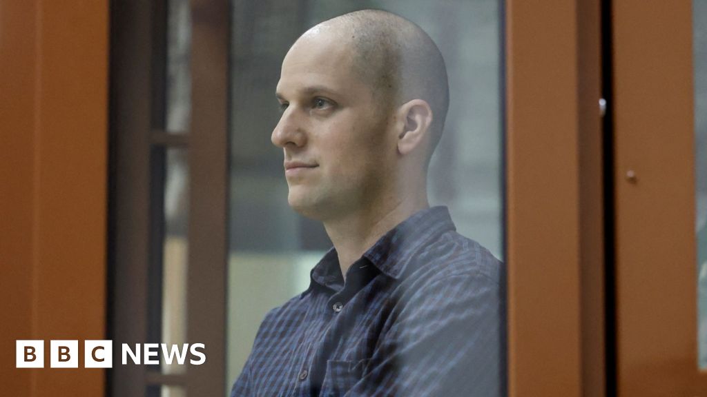 Watch: US journalist Evan Gershkovich describes being detained by Russian agents He was arrested in Russia in 2023 and later sentenced to 16 years on espionage charges.6 hrs agoWorld Watch: US journalist Evan Gershkovich describes being detained by Russian agents He was arrested in Russia in 2023 and later sentenced to 16 years on espionage charges.6 hrs agoWorld