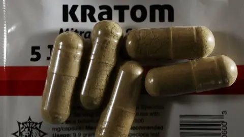 Getty Images A photo of the herbal supplement kratom taken inside a store in Miami, Florida