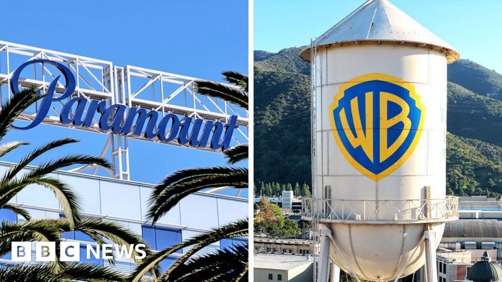 Paramount takes over Warner Bros in $110bn Hollywood mergerThe merger of two of Hollywood's biggest movie studios comes after months of legal disputes and concern over competition.Just nowUS & Canada Paramount takes over Warner Bros in $110bn Hollywood mergerThe merger of two of Hollywood's biggest movie studios comes after months of legal disputes and concern over competition.Just nowUS & Canada