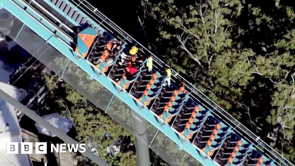 One dead and several hurt after rollercoaster incident at Six FlagsAerial footage at the park after the incident shows a stuck rollercoaster with riders being helped off.1 hr agoUS & Canada One dead and several hurt after rollercoaster incident at Six FlagsAerial footage at the park after the incident shows a stuck rollercoaster with riders being helped off.1 hr agoUS & Canada