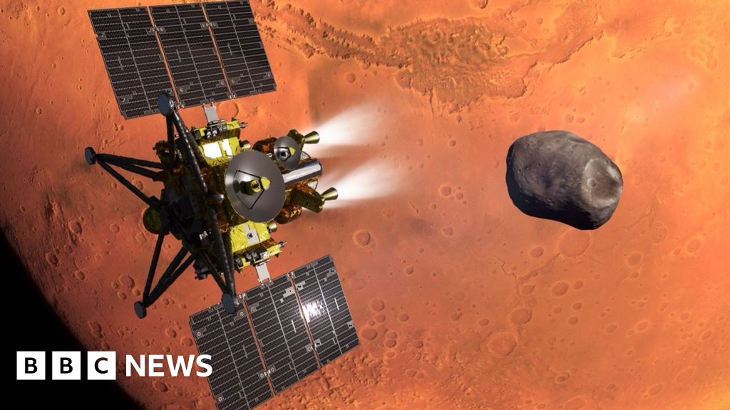 Mission blasts off for Mars to grab a piece of its moonA spacecraft is set to launch on an ambitious mission to bring 10g of Martian moon dust back to Earth.5 hrs agoScience & Environment Mission blasts off for Mars to grab a piece of its moonA spacecraft is set to launch on an ambitious mission to bring 10g of Martian moon dust back to Earth.5 hrs agoScience & Environment